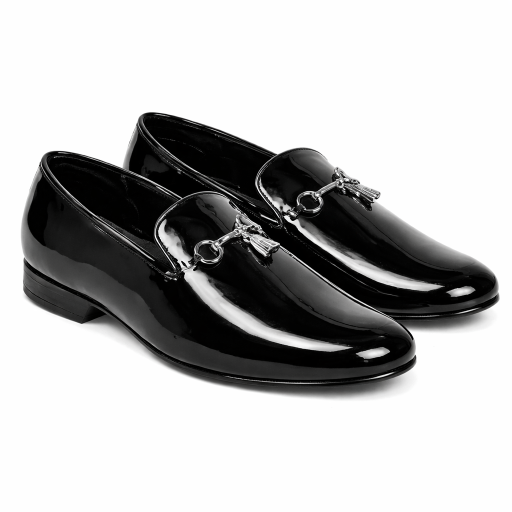 Men’s-Black-Patent-Leather-Loafers