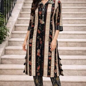 Women Printed Kurta Pant Set