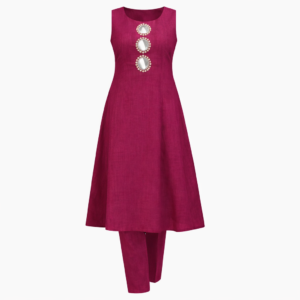 Women-Sleeveless-Kurta-Pant