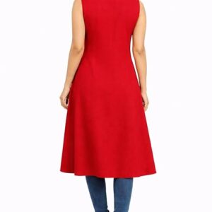 Women’s Sleeveless Knee-Length Kurti