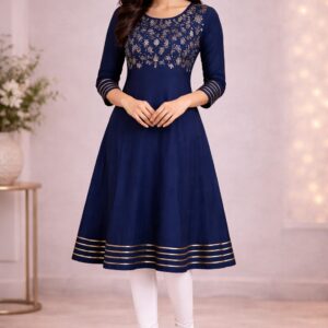 Emerald Grace Anarkali Kurti