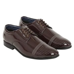 Men’s Brown Patent Leather Formal Shoes