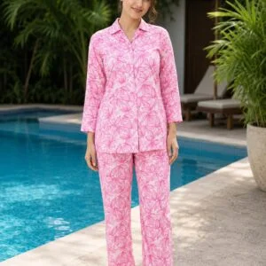 GREATECH Women’s Floral Printed Night Suit