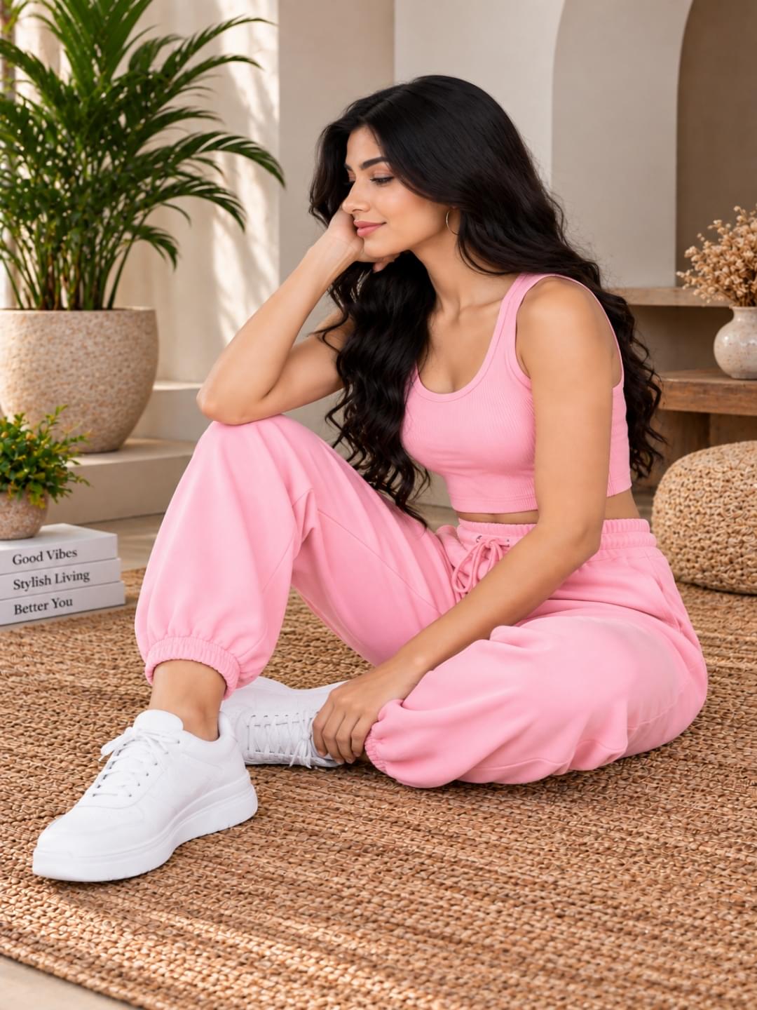 Women Pink Co-ord Set