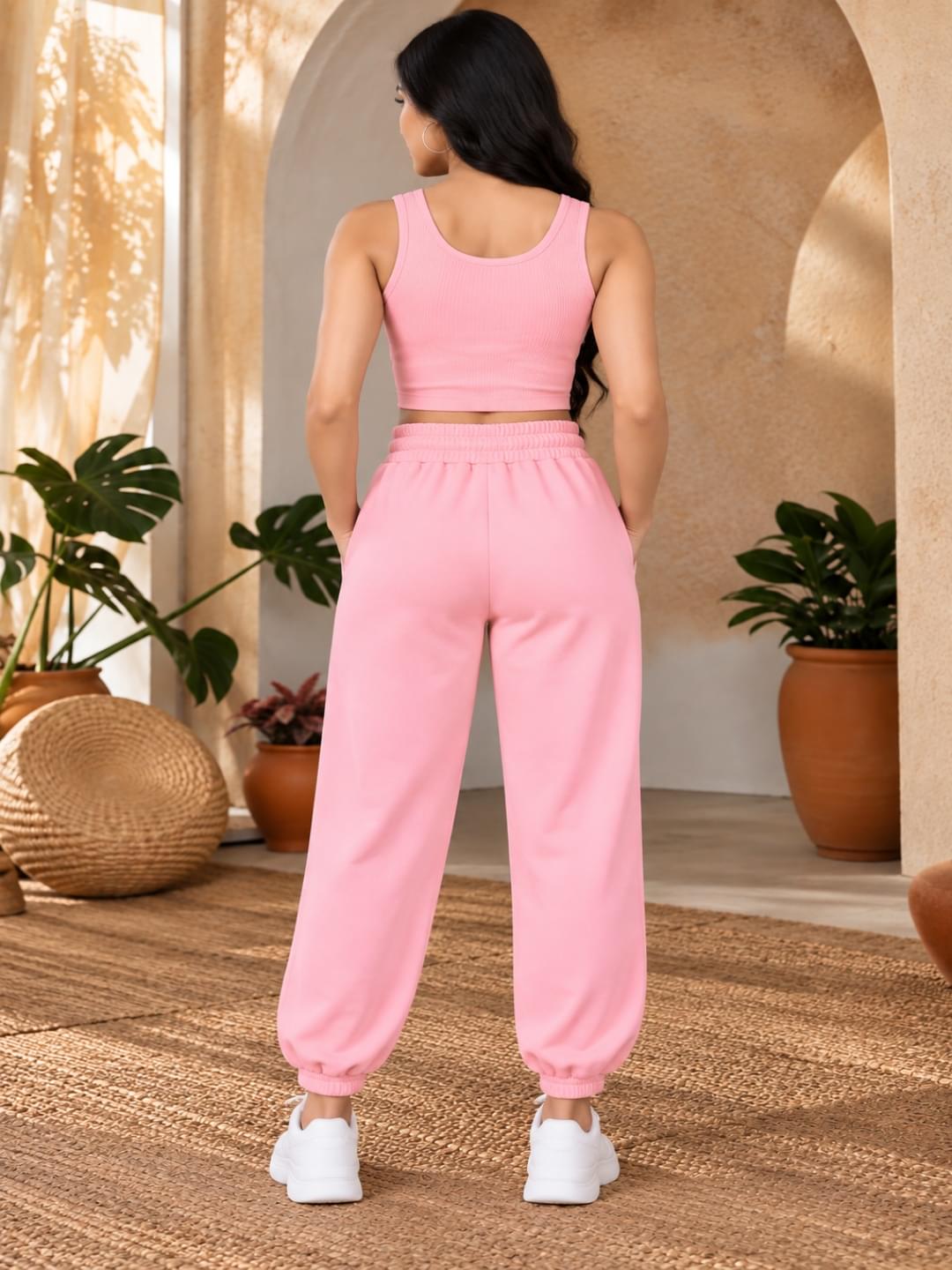 Women Pink Co-ord Set